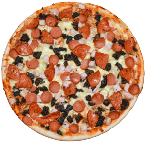 mixed meat pizza colombo